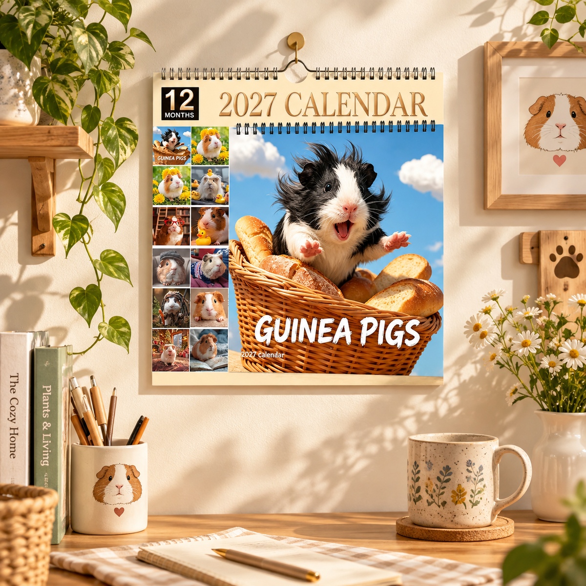 🐹 2027 Guinea Pig Calendar