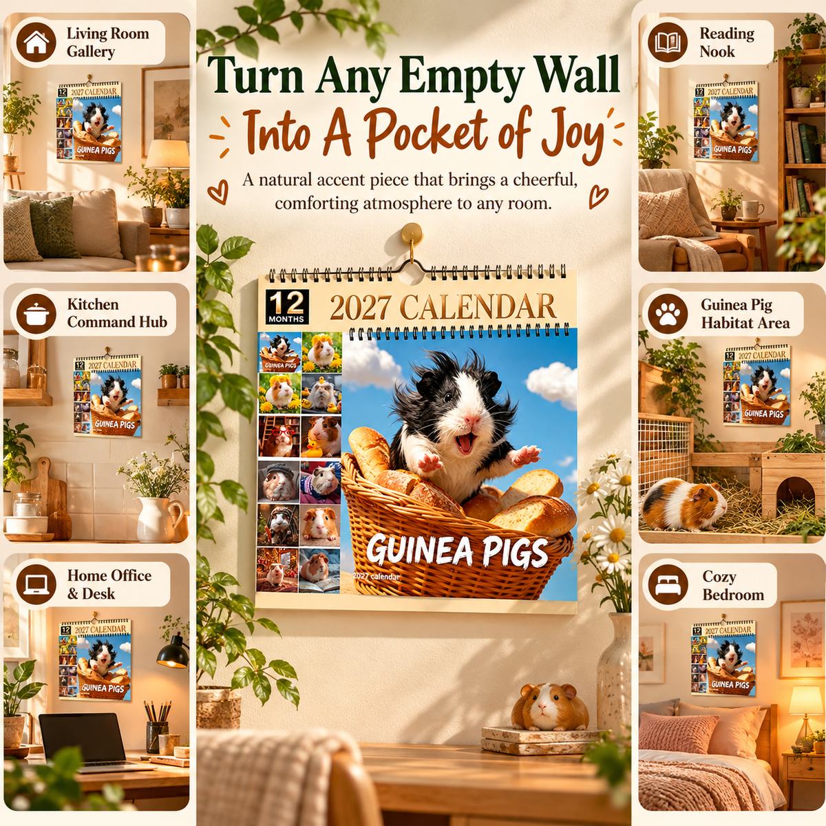 🐹 2027 Guinea Pig Calendar