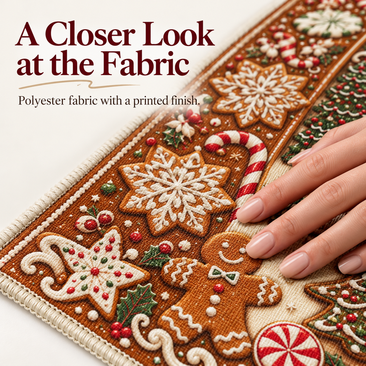 🎄 Christmas Holiday Optical Illusion Rug, Festive Winter Non-Slip Carpet for Living Room Decor ❄️