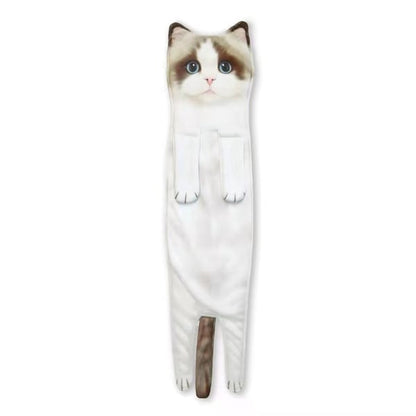 🎁 Early Christmas Sale 🎅 Funny Cat Hand Towels