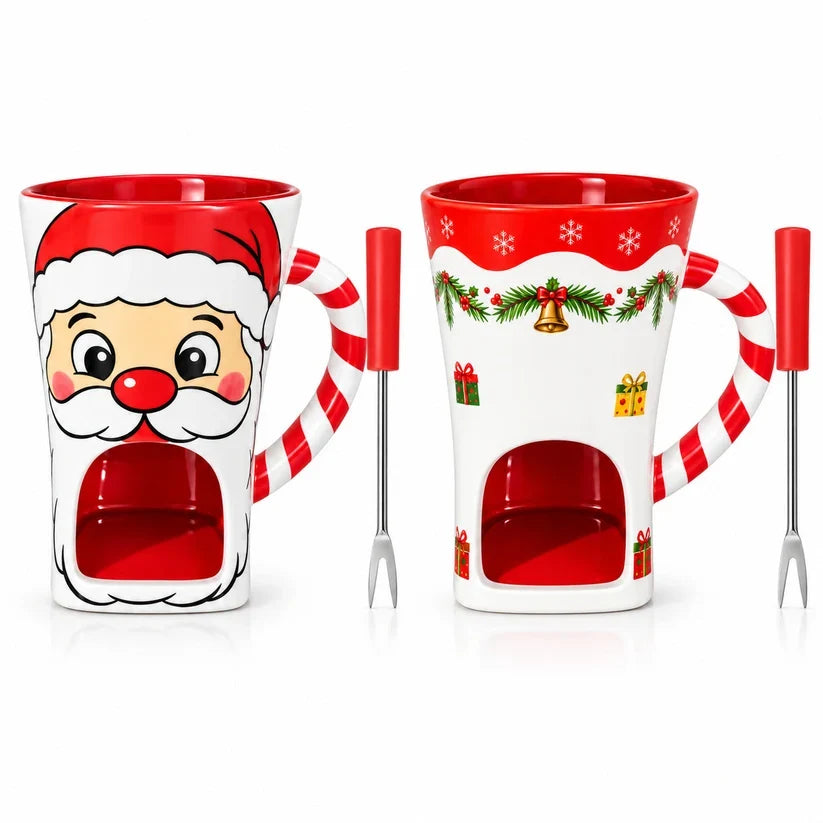 🍫 Christmas Chocolate Fondue Mug