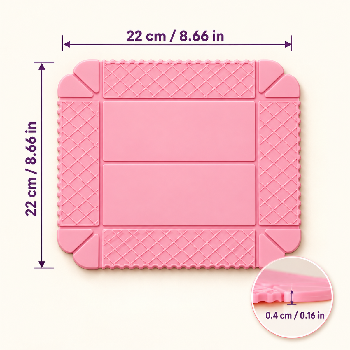 ✨ 3-in-1 Magnetic Silicone Trivet, Cutting Board & Foldable Serving Tray