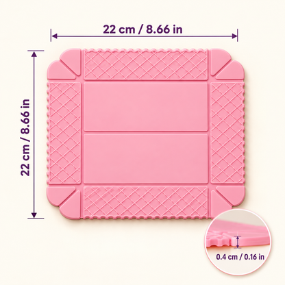 ✨ 3-in-1 Magnetic Silicone Trivet, Cutting Board & Foldable Serving Tray