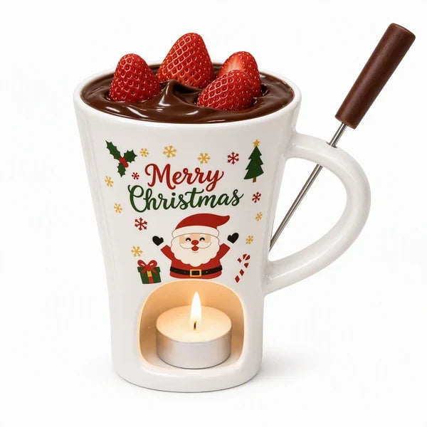 🍫 Christmas Chocolate Fondue Mug