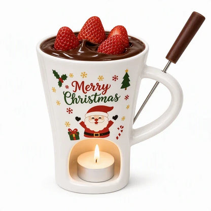 🍫 Christmas Chocolate Fondue Mug